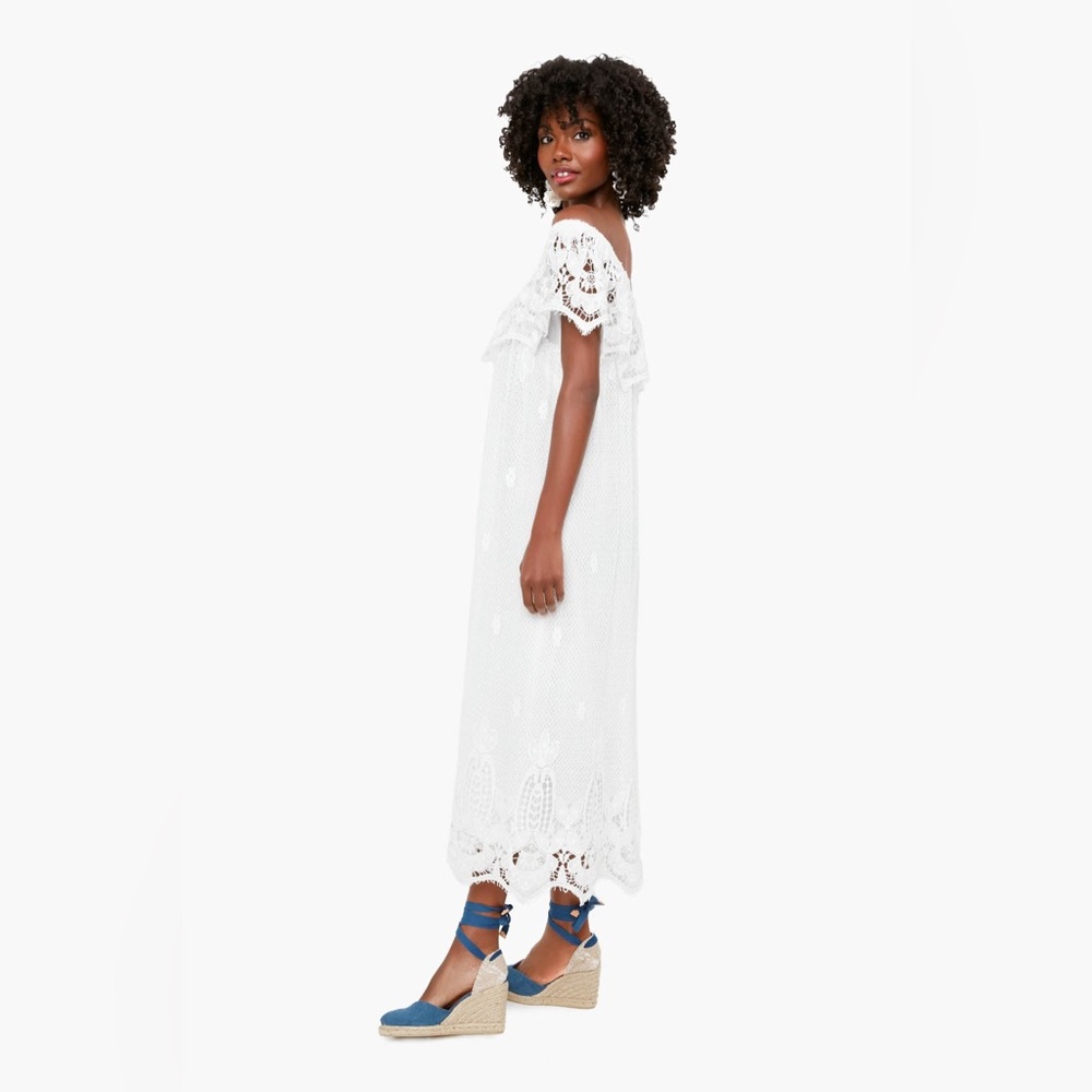 NWT Tuckernuck White Lace Avalon Maxi Dress - Picture 4 of 11